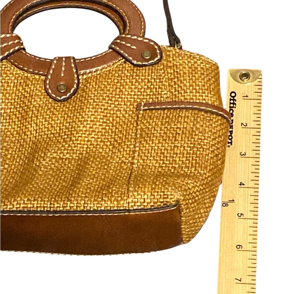 Fossil Tan Woven Mini Bag - Picture 5 of 6